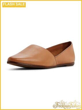 Leather Slip-On Flat Loafer Pointy Toe Comfort Casual Shoes